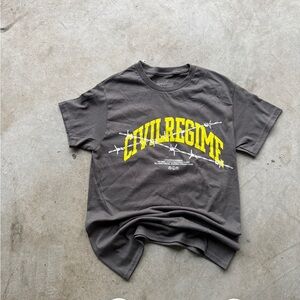Civil Regime barbed wire graphic gray